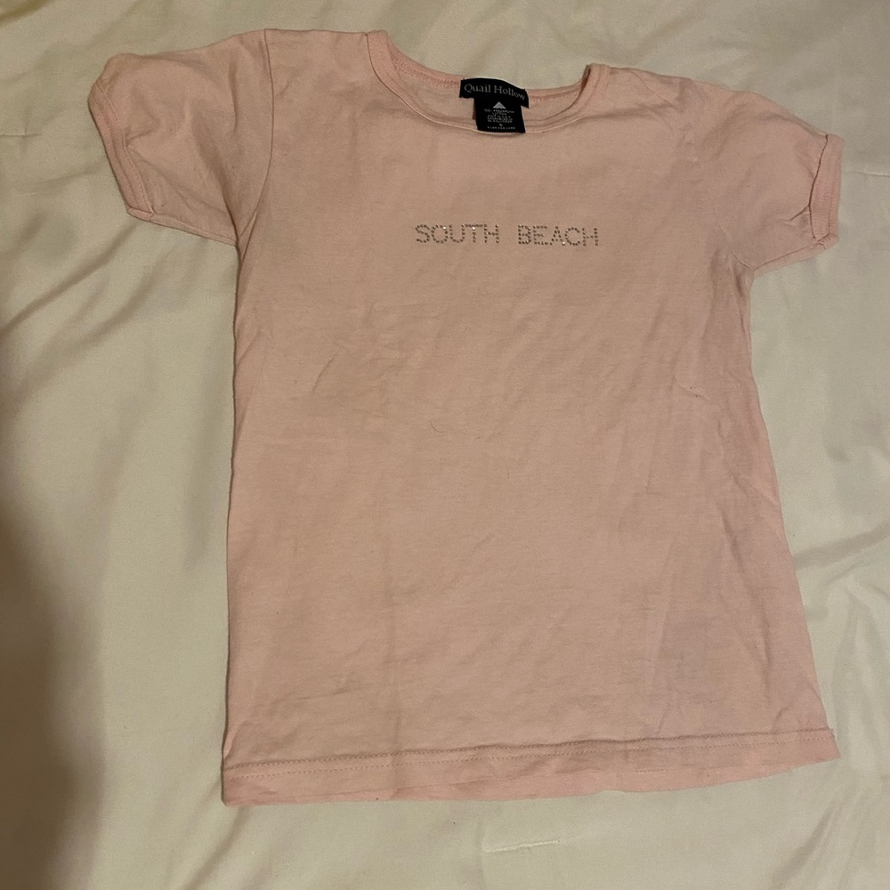 Y2K Baby pink Baby tee
